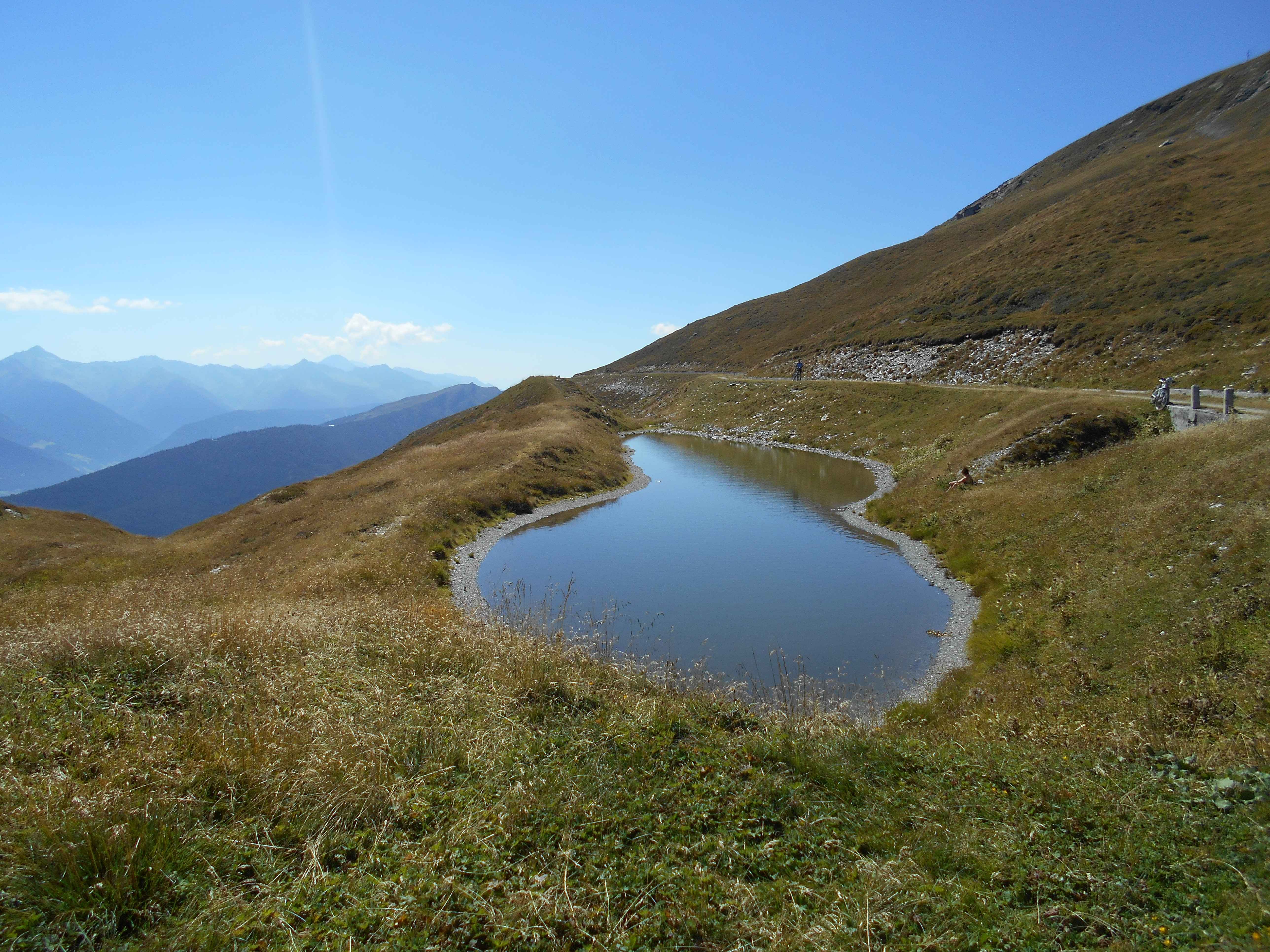 Verso il Sandljoch sulla cresta di confine